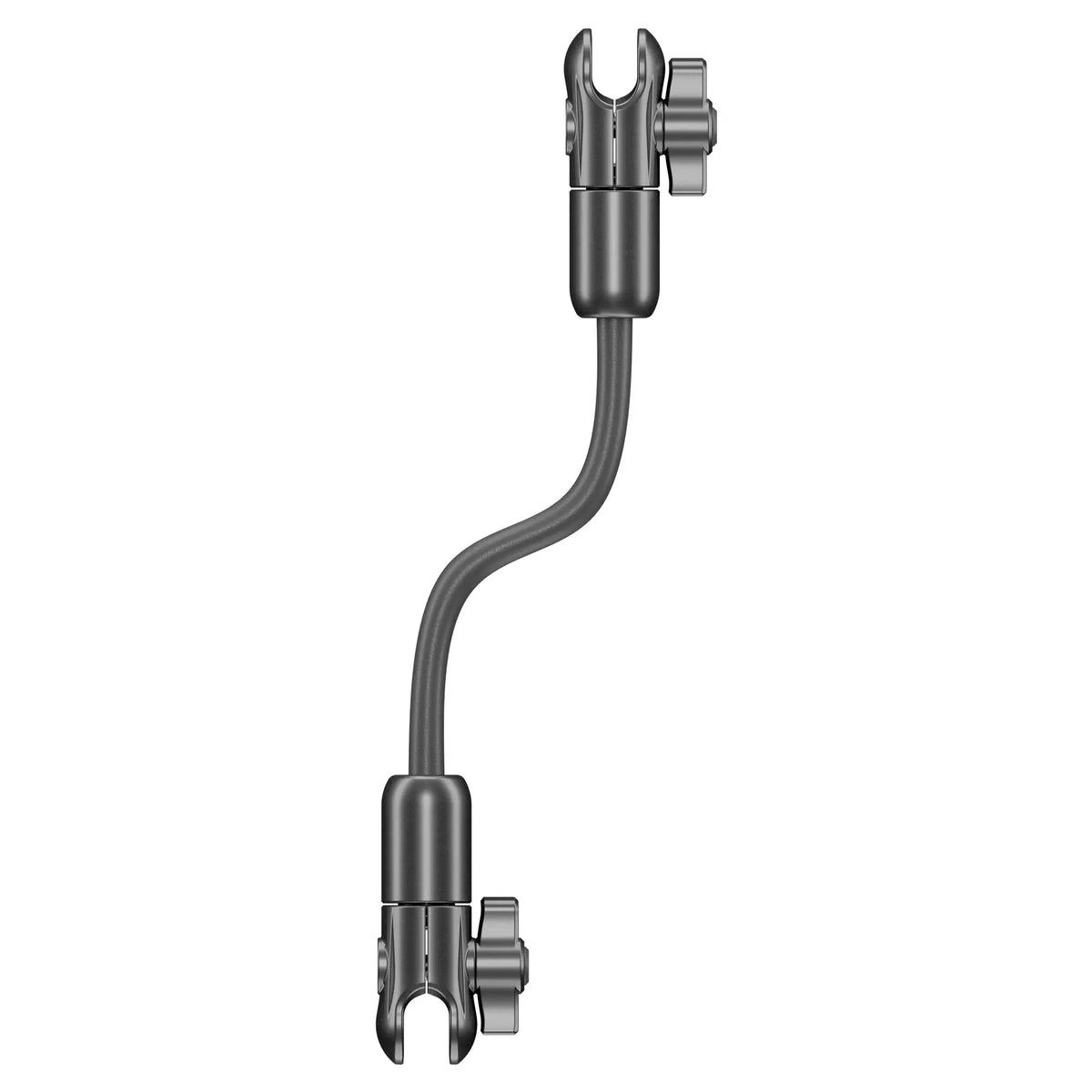 Tackform rigid flex arm with dual 20mm sockets and stabilizer, universal fit