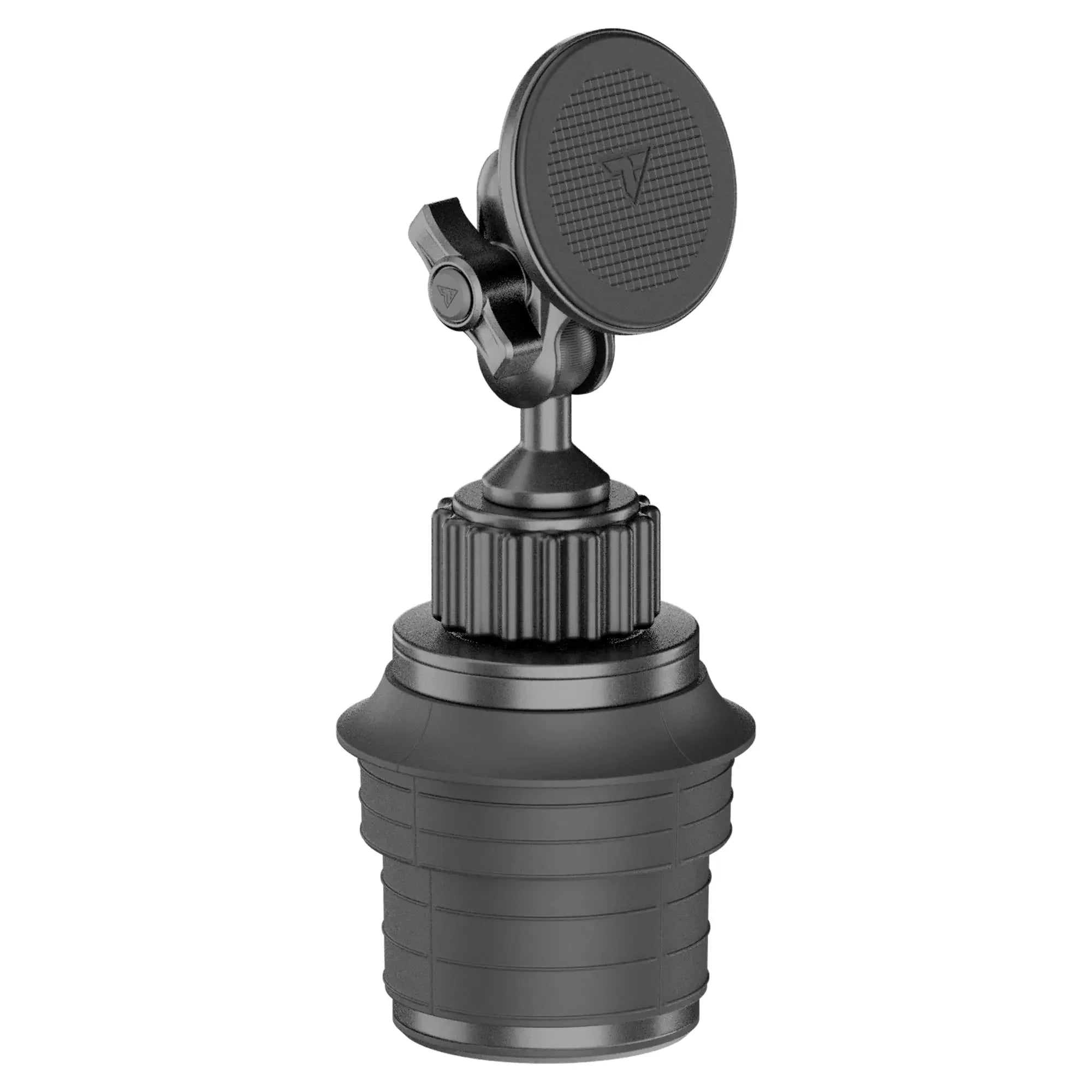 Universal magnetic phone mount with adjustable ball joint, black, for vehicles