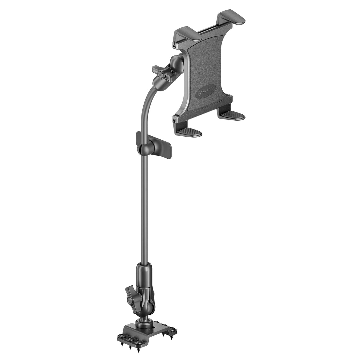 Tackform drill base mount with composite tablet holder for universal fit