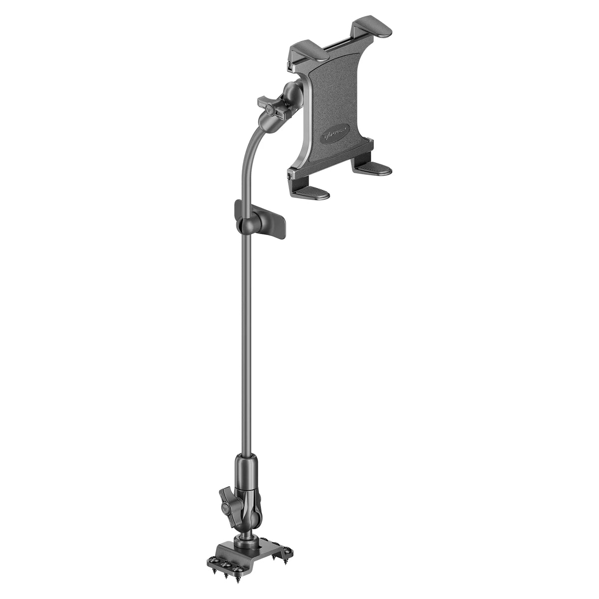 Tackform drill base mount with composite tablet holder for universal fit