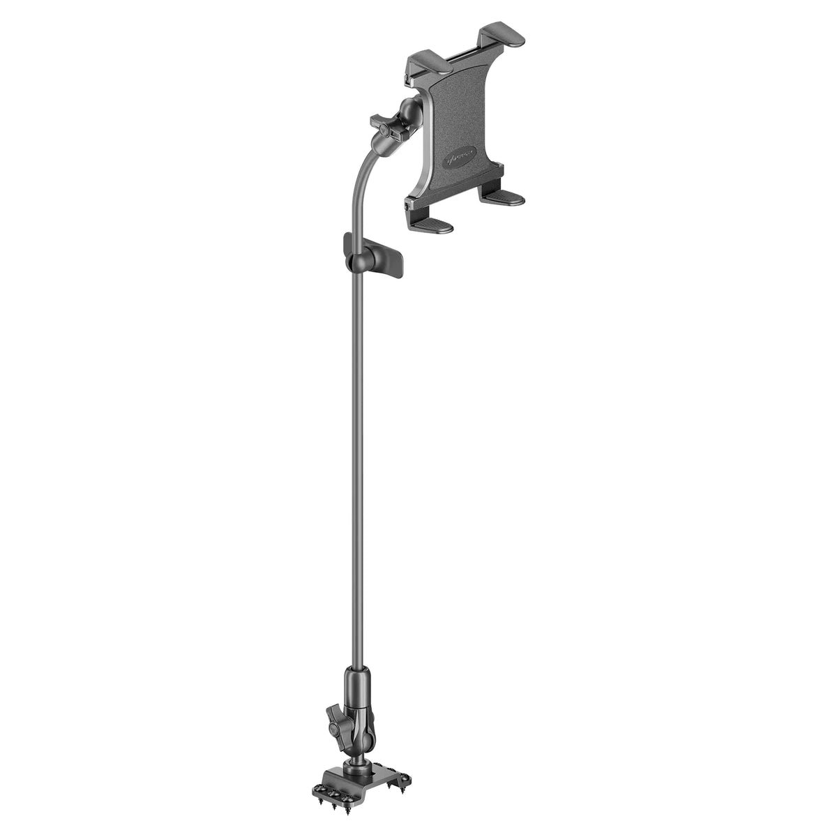Tackform drill base mount with composite tablet holder for universal fit