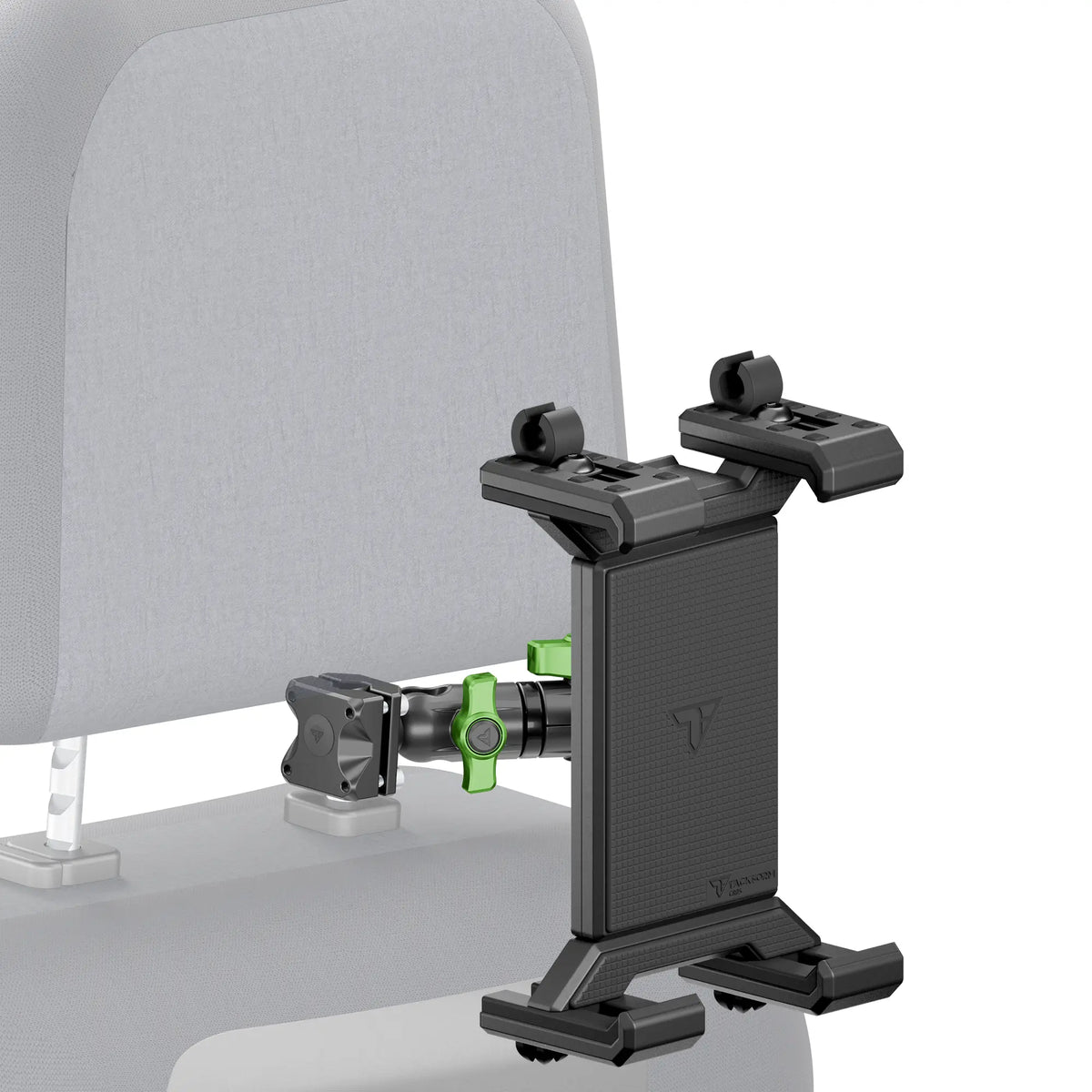 Tackform headrest mount with SLATE tablet holder, universal fit