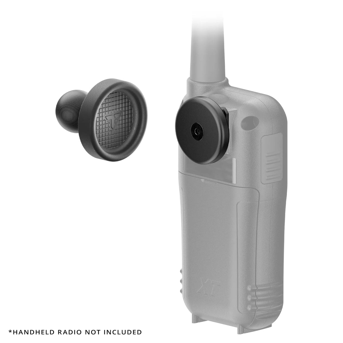 Tackform magnetic radio holder with 20mm ball for Midland and Cobra handheld radios