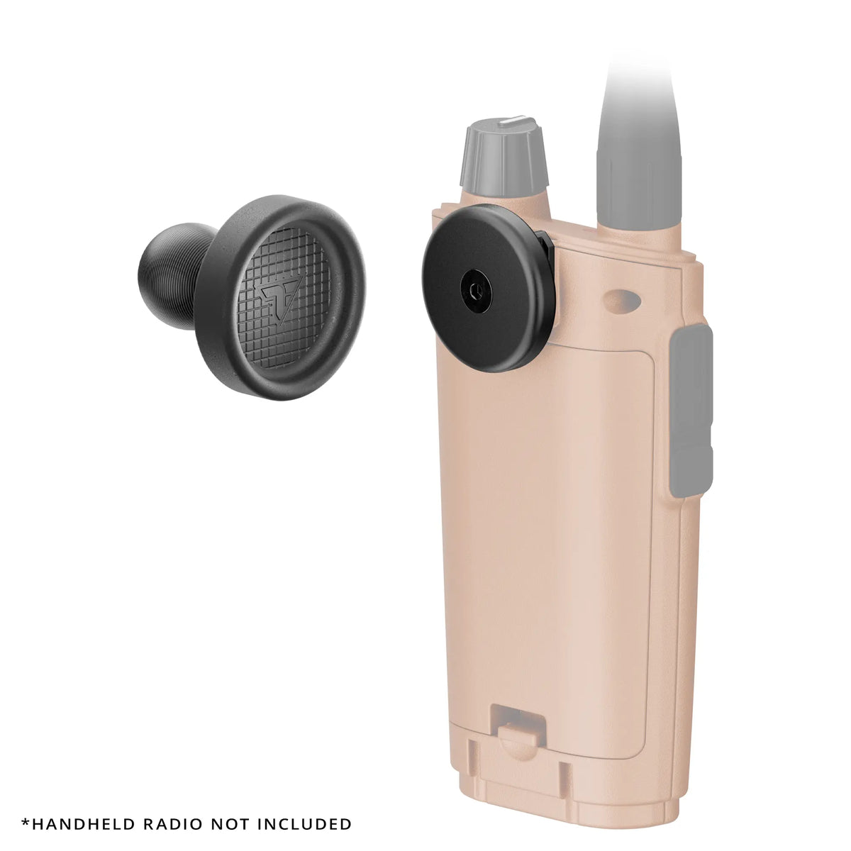 Tackform magnetic radio holder with 20mm ball for Midland and Cobra handheld radios