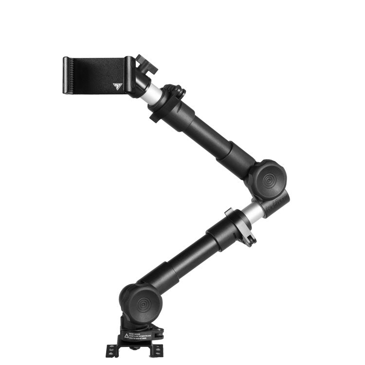 Tackform TF26-DBT2-26L drill base phone mount with 20"-30" telescoping arm, universal fit