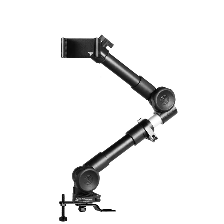 Tackform TF26-SRT1-26L seat rail phone mount with 20"-24" telescoping arm, universal fit