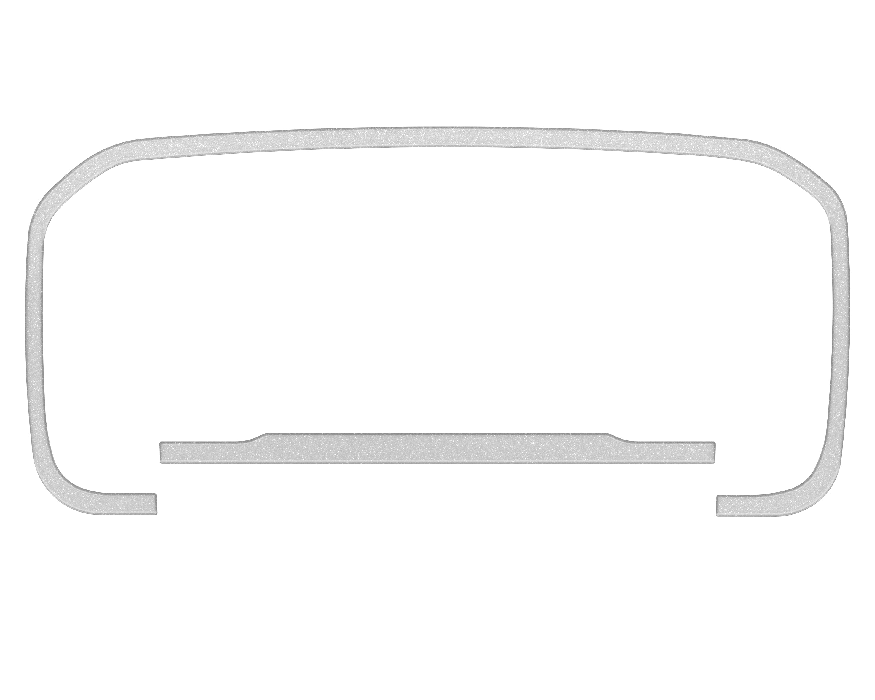 Dashboard Accent Trim Fits 2022-2022 Ford Maverick *OE Color - Iconic Silver
