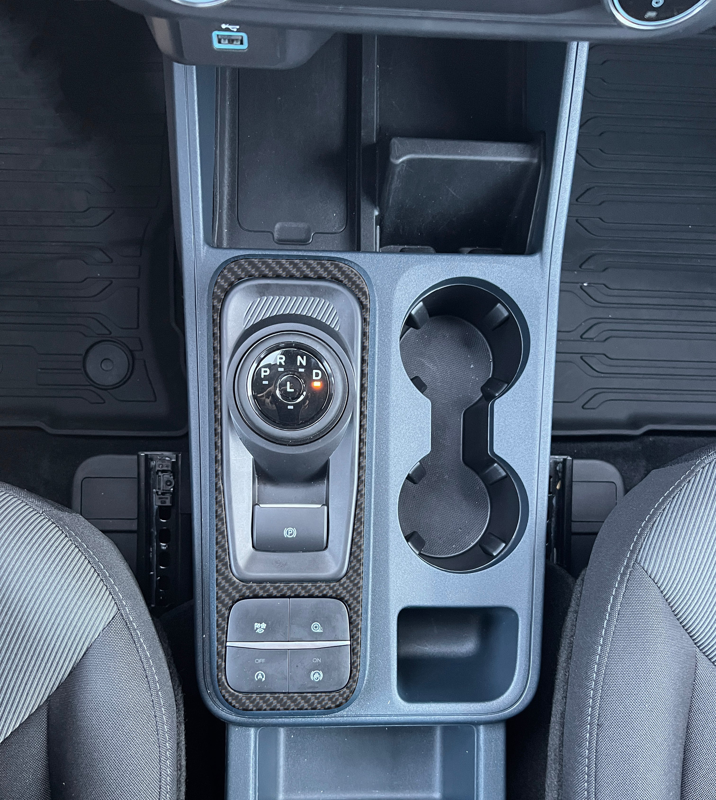 Center Console Accent Overlay Fits 2022-2026 Ford Maverick