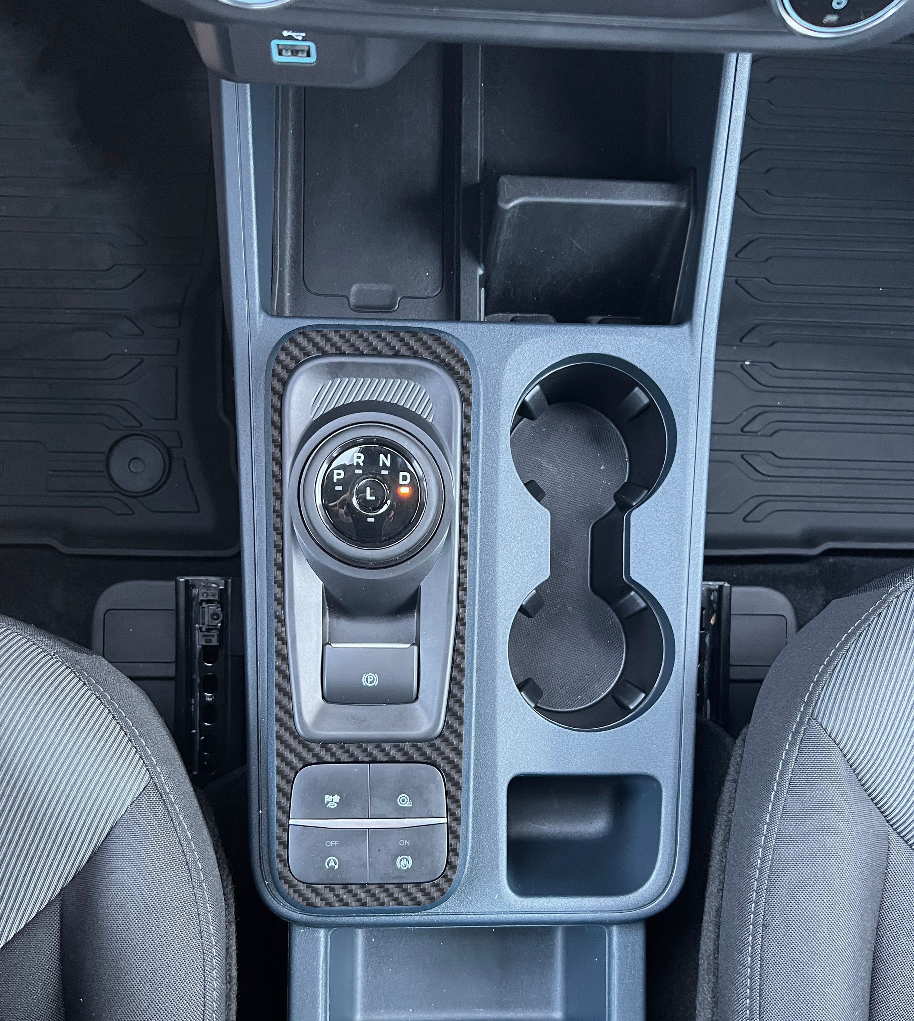 Center Console Accent Overlay Fits 2022-2026 Ford Maverick