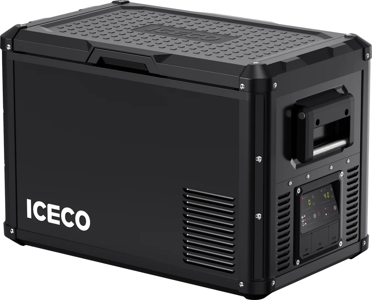 ICECO VL45ProD 45QT dual zone 12V fridge freezer, universal fit