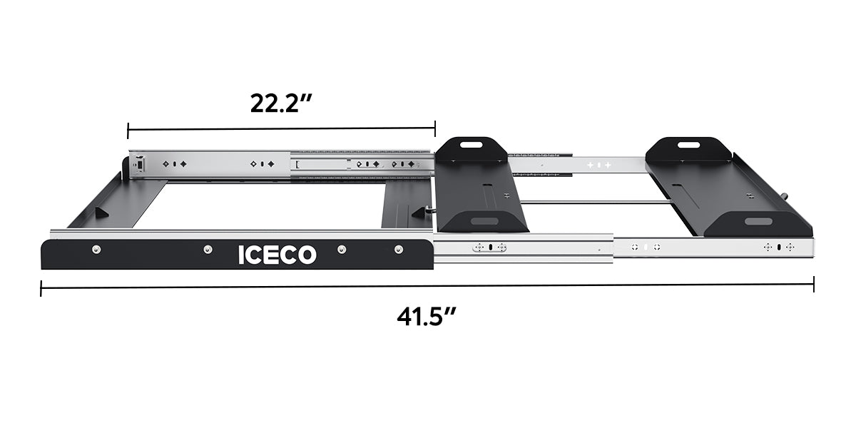 ICECO side pull slide with fridge