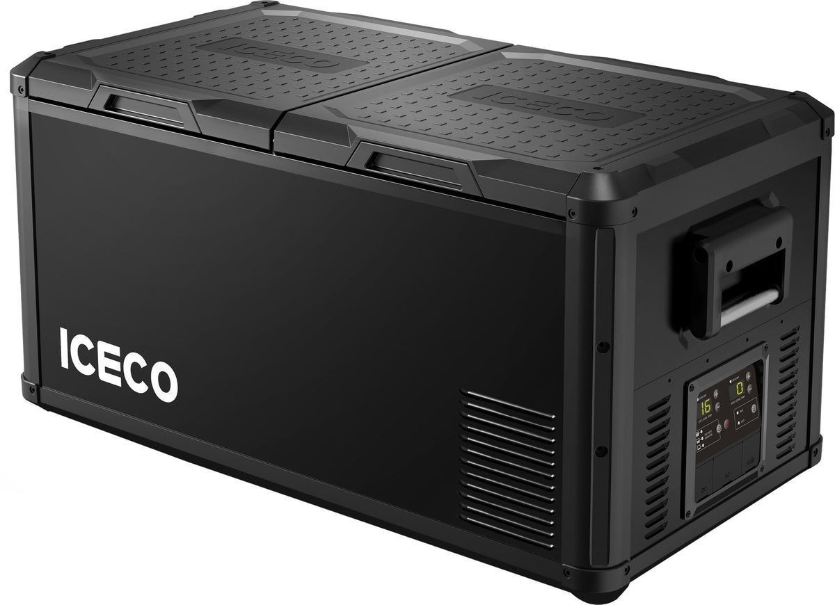 ICECO VL75ProD 79QT dual zone 12V fridge freezer, universal fit