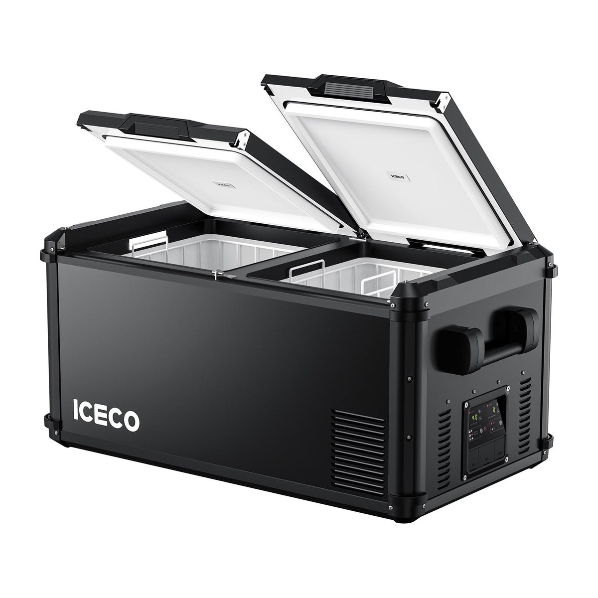 ICECO VL90ProD Gen II open lids