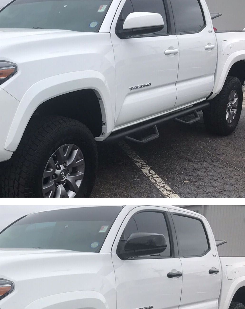 2016-2023 Toyota Tacoma  NO SIGNAL TOP COVER Gloss Black Mirror Cover