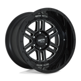 Moto Metal Deep Six (MO800) Wheel - Gloss Black Milled