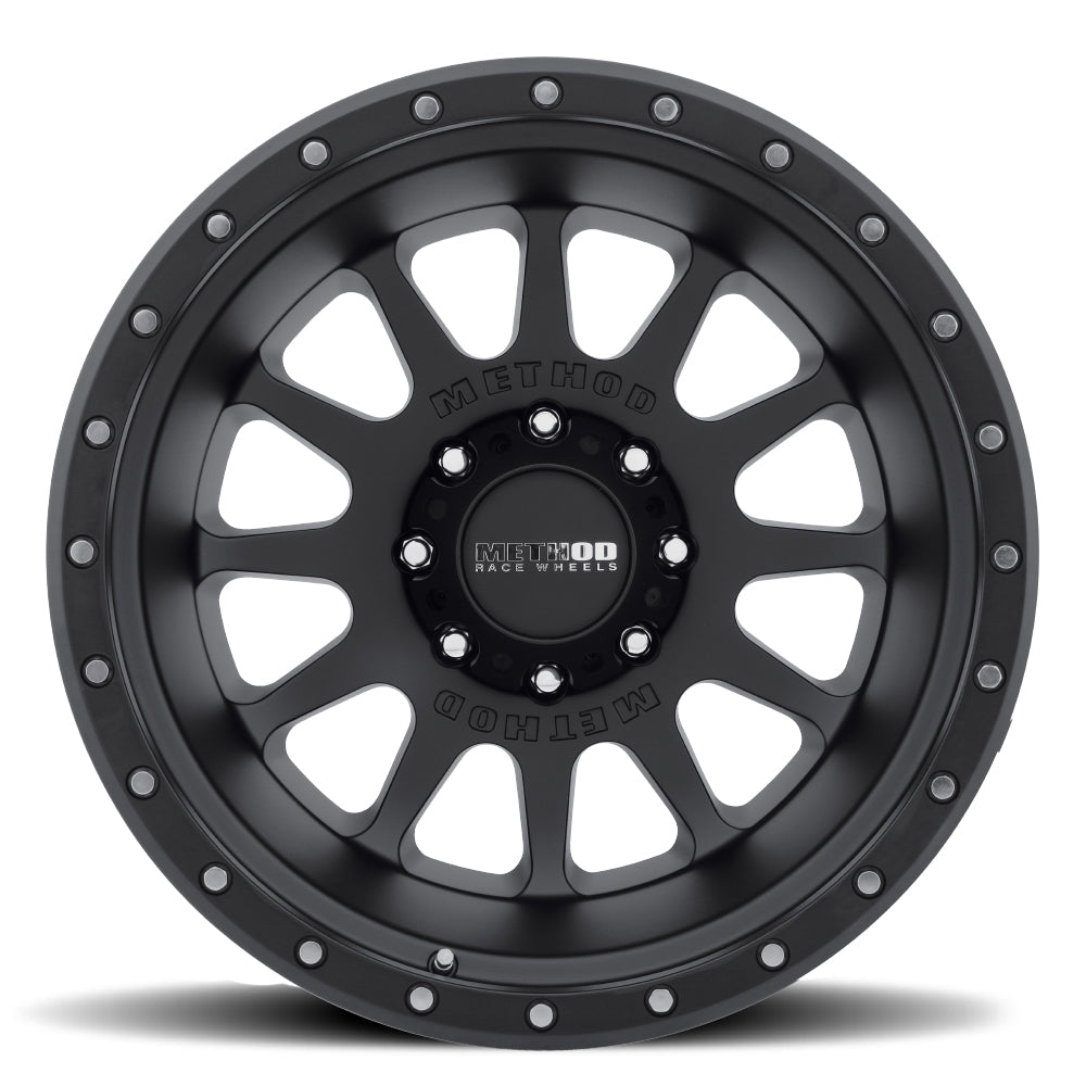 MR605_NV_Matte_Black_Head_On_8_Lug - NVMOS