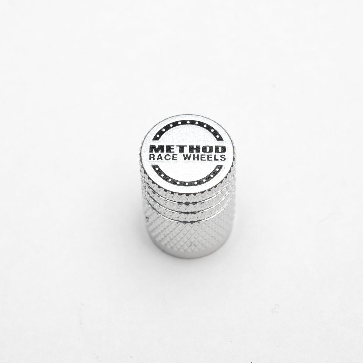 Method silver valve stem caps 5-pack for universal fit