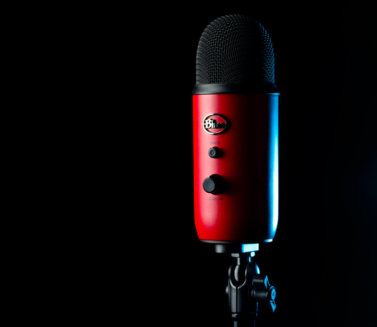 Tackform 20mm ball microphone mount with 5/8"-27 male thread for universal fit
