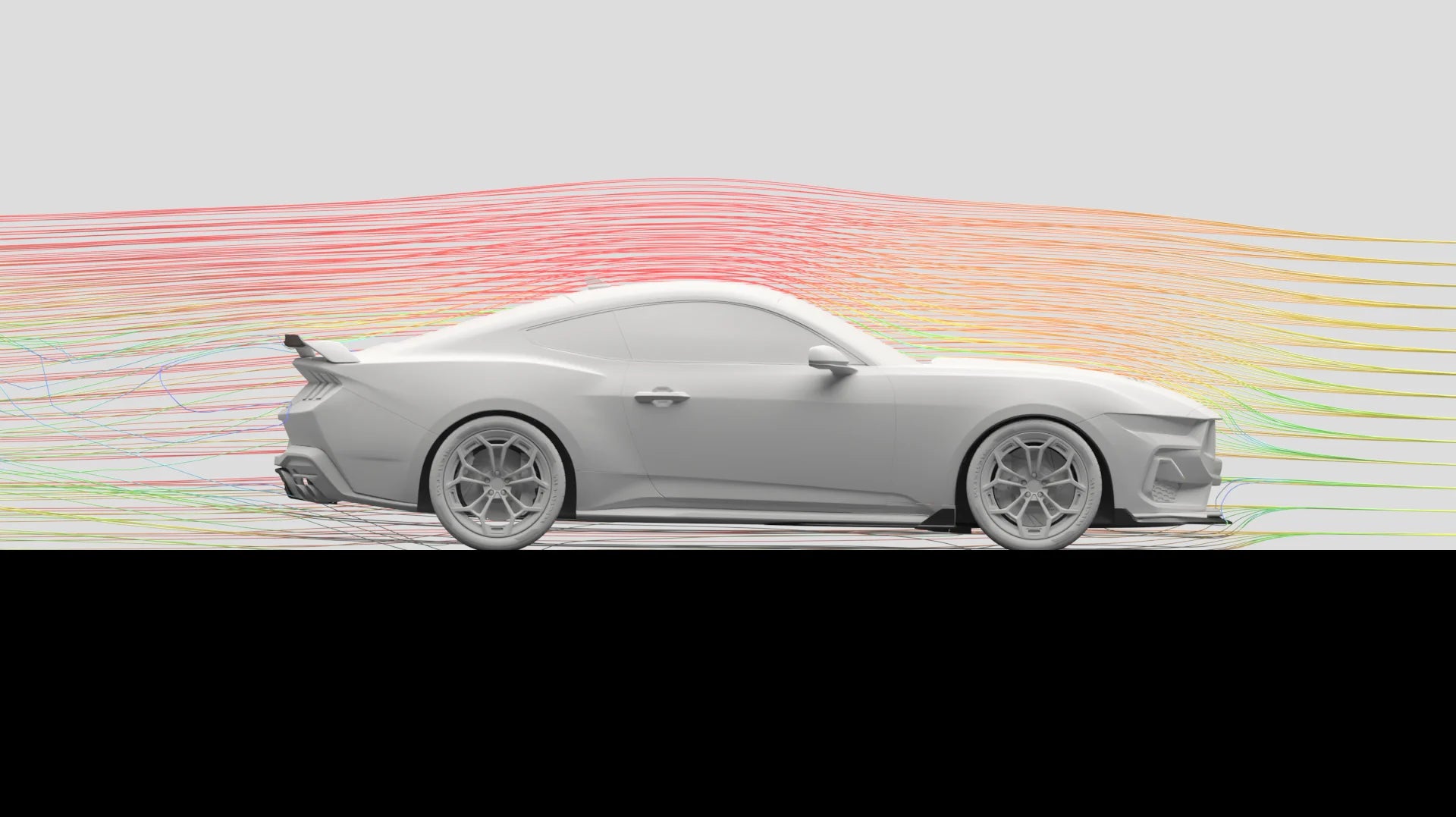 2024-Current Ford Mustang GT Dry Carbon Hood Vent