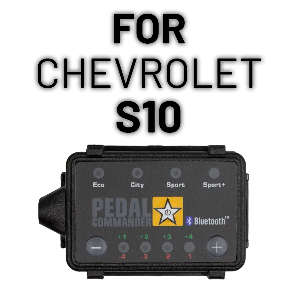 Chevrolet S10 Pedal Commander throttle response controller with Eco, City, Sport, Sport+ modes