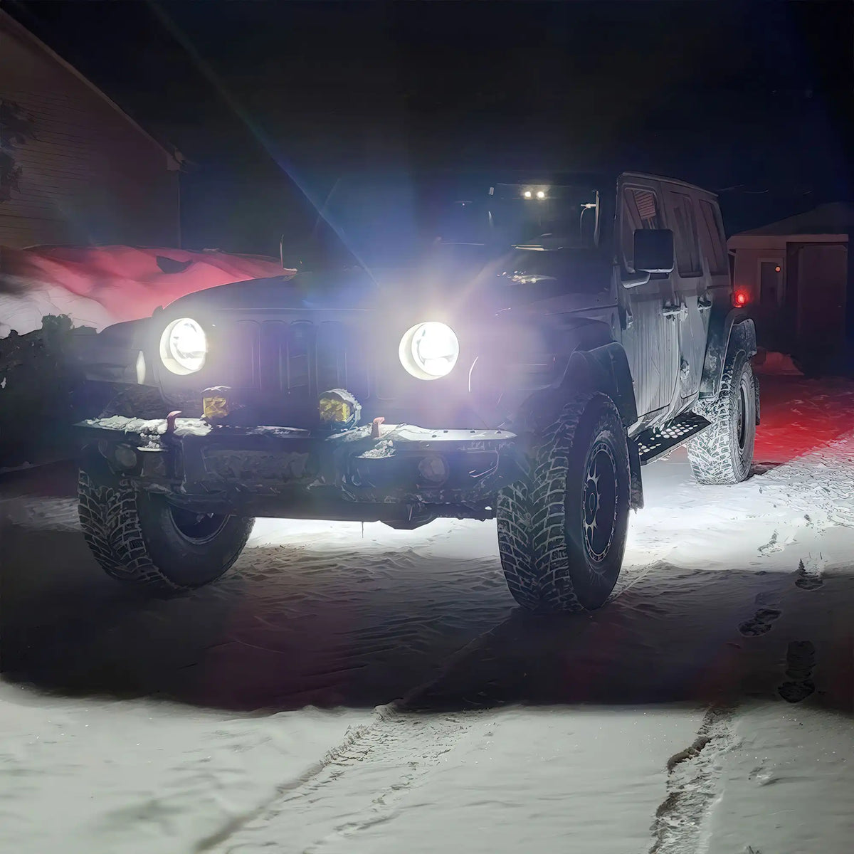 ORACLE Lighting white 4-piece underbody rock light kit for universal fit