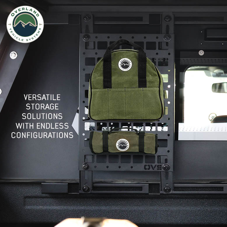 Overland Vehicle Systems bulkhead MOLLE panels for Expedition truck cap - view 6