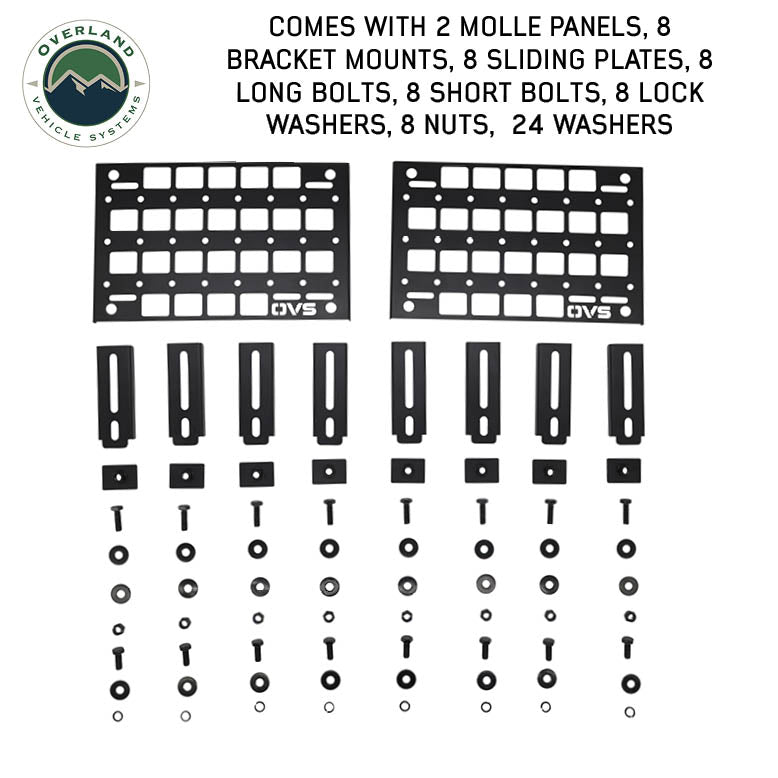 OVS under side door molle panels pair for Expedition truck cap - view 4