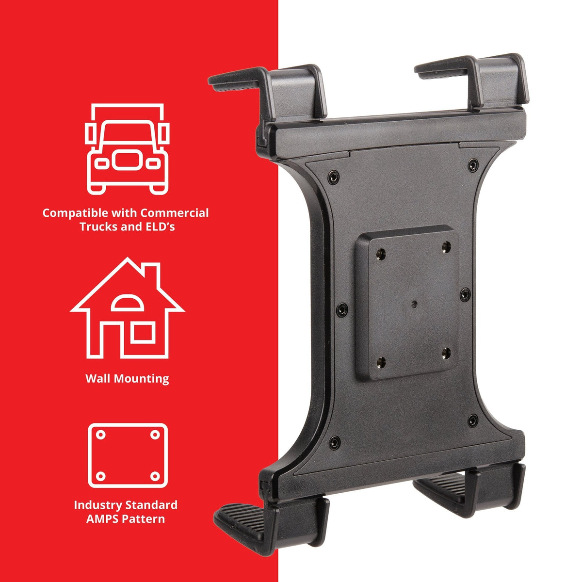Tackform spring loaded tablet holder for universal fit