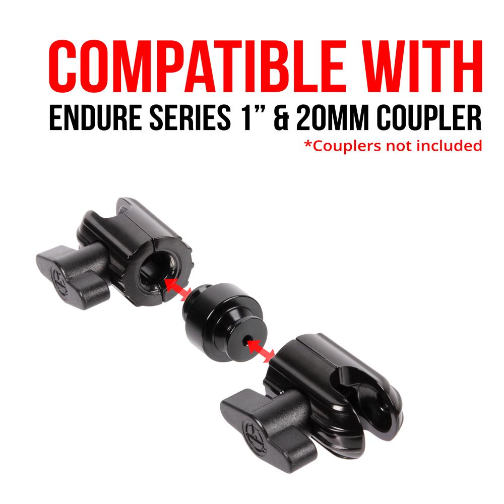 Tackform short reach dual flange arm for universal fit