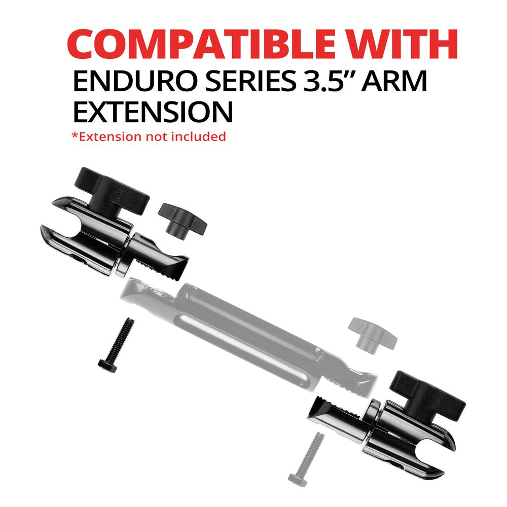 Tackform 4.5" modular arm for universal fit