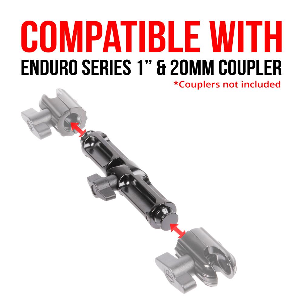 Tackform modular dual flange arm for universal fit
