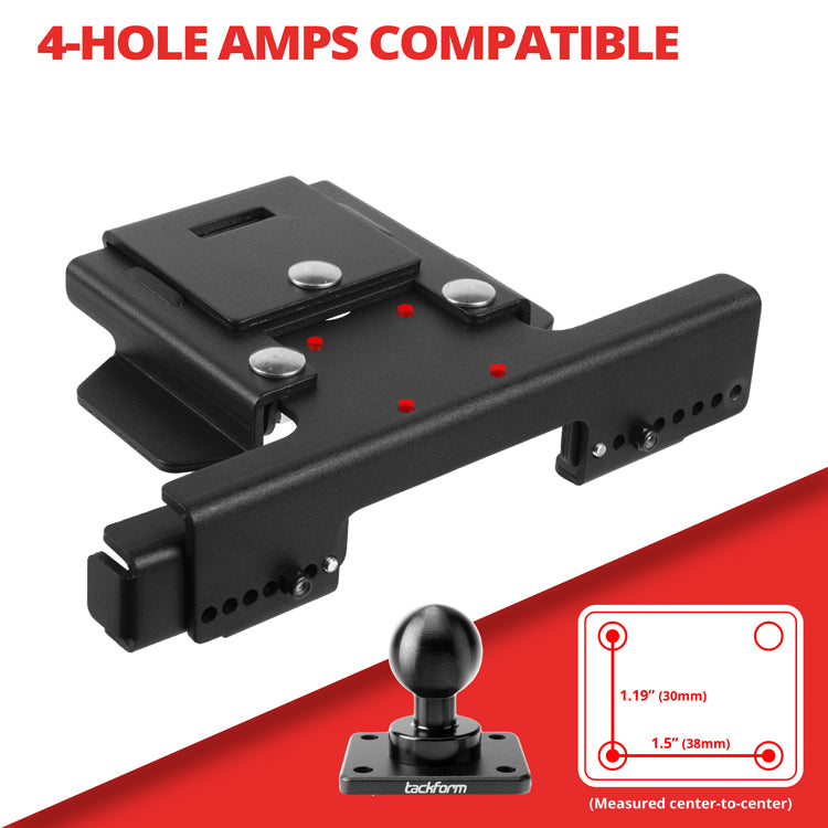 Tackform metal locking tablet cradle with 26mm ball for universal fit