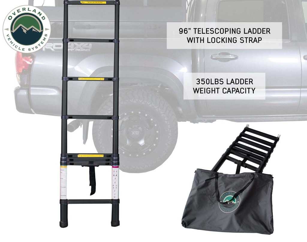 Overland Vehicle Systems replacement ladder for Nomadic 3 roof top tent - view 2