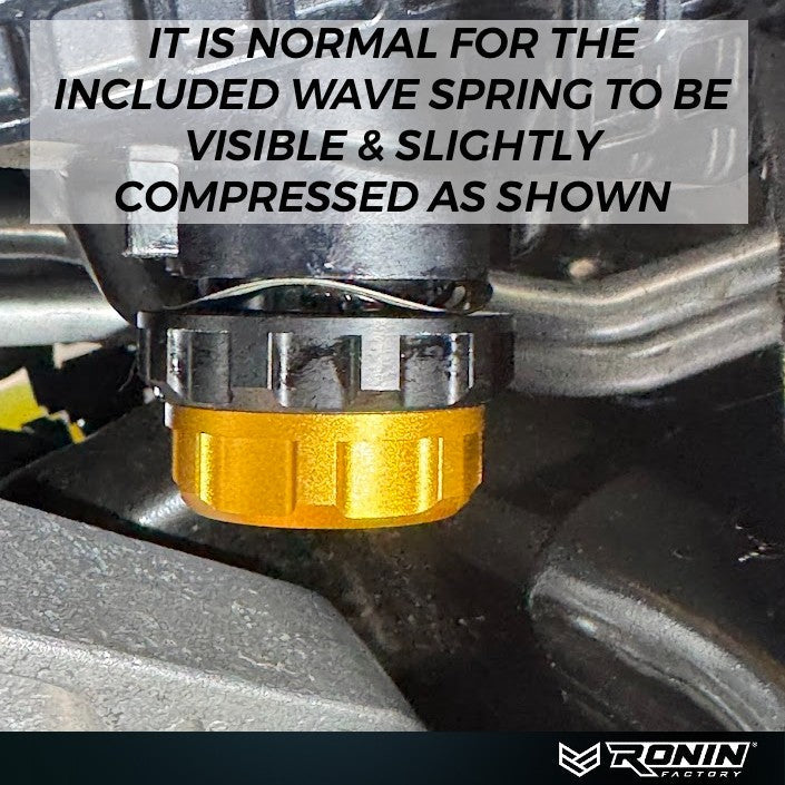 Ronin Factory easy oil drain plug for Ford F-150, Bronco and Ranger