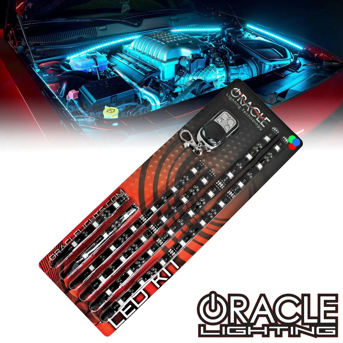 ORACLE Engine Bay LED flexible strip lighting kit for universal fit