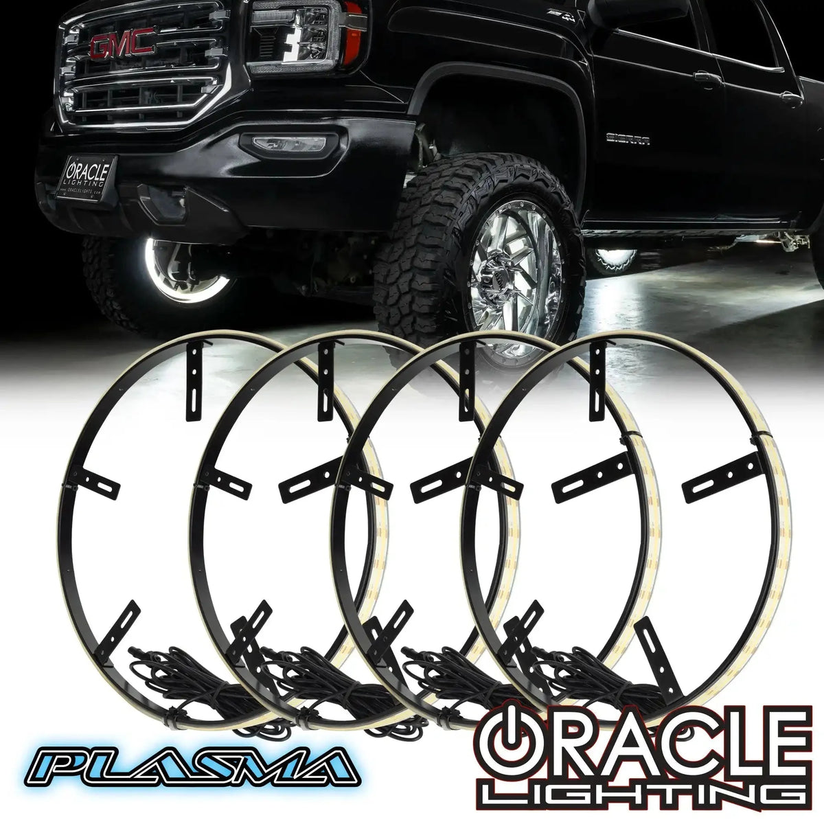 ORACLE Lighting PLASMA 16.5 inch LED wheel rings for universal fit