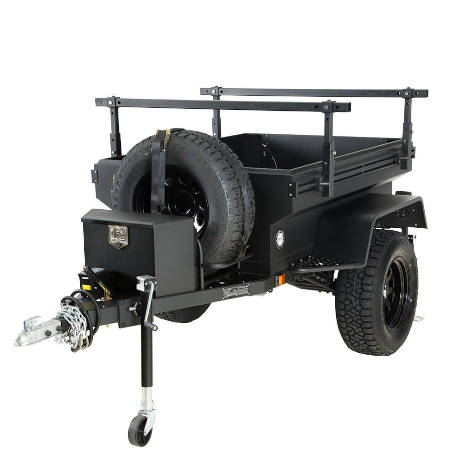 Overland Vehicle Systems military style off road trailer with articulating suspension - view 3