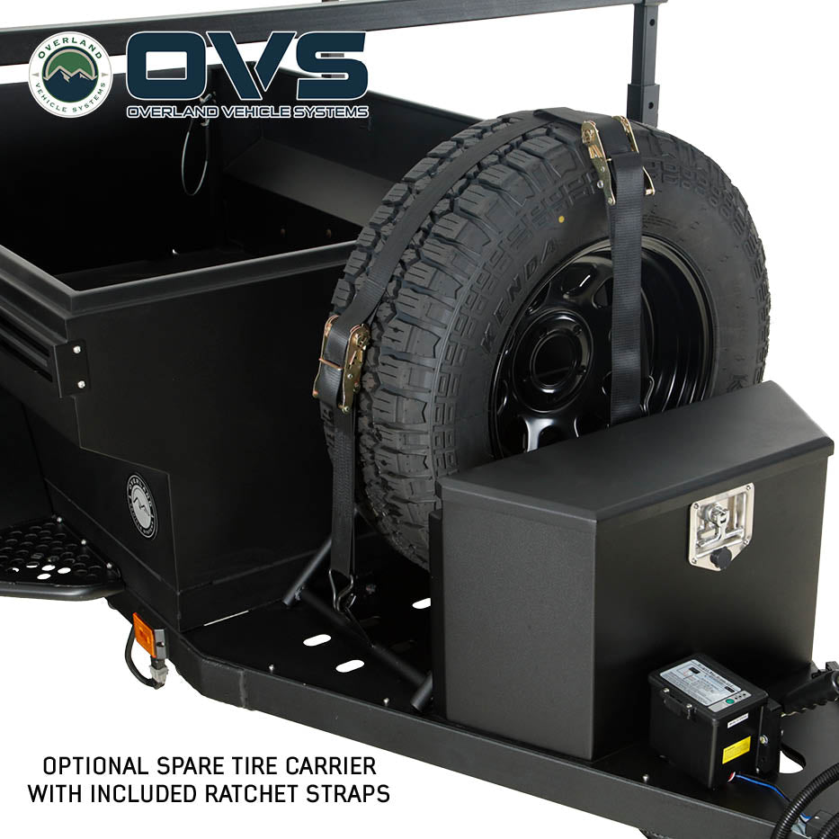 Overland Vehicle Systems military style off road trailer with articulating suspension - view 6
