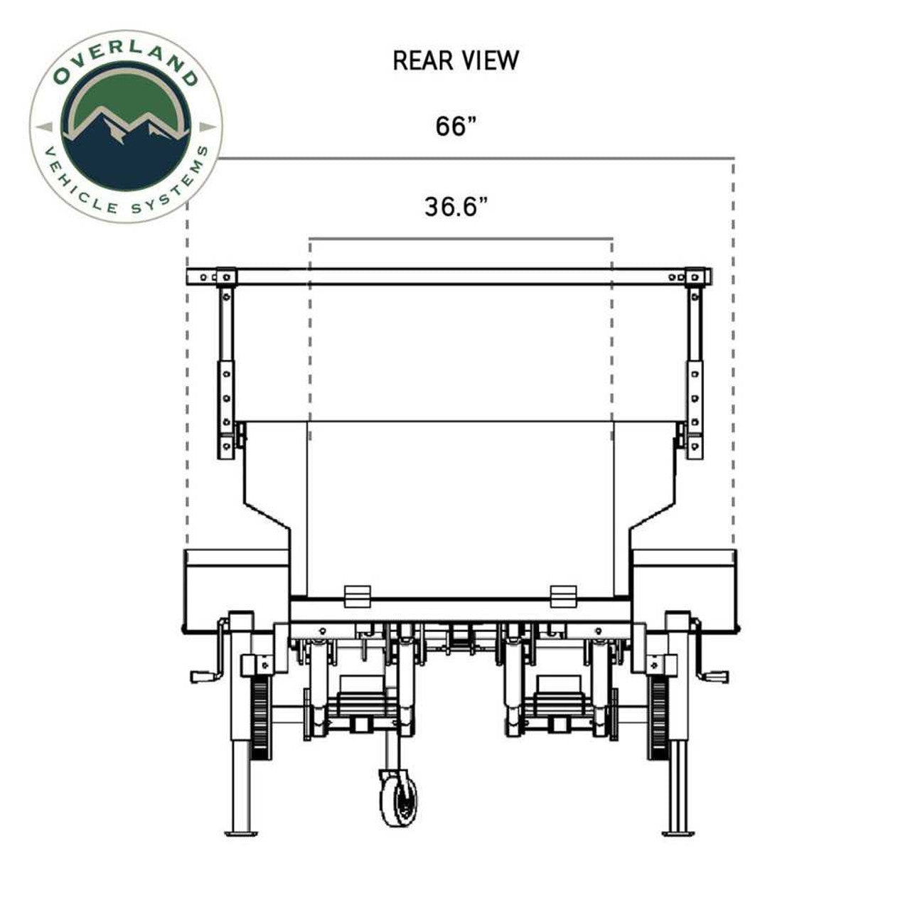 Off-Road Trailer - Military Style With Full Articulating Suspension