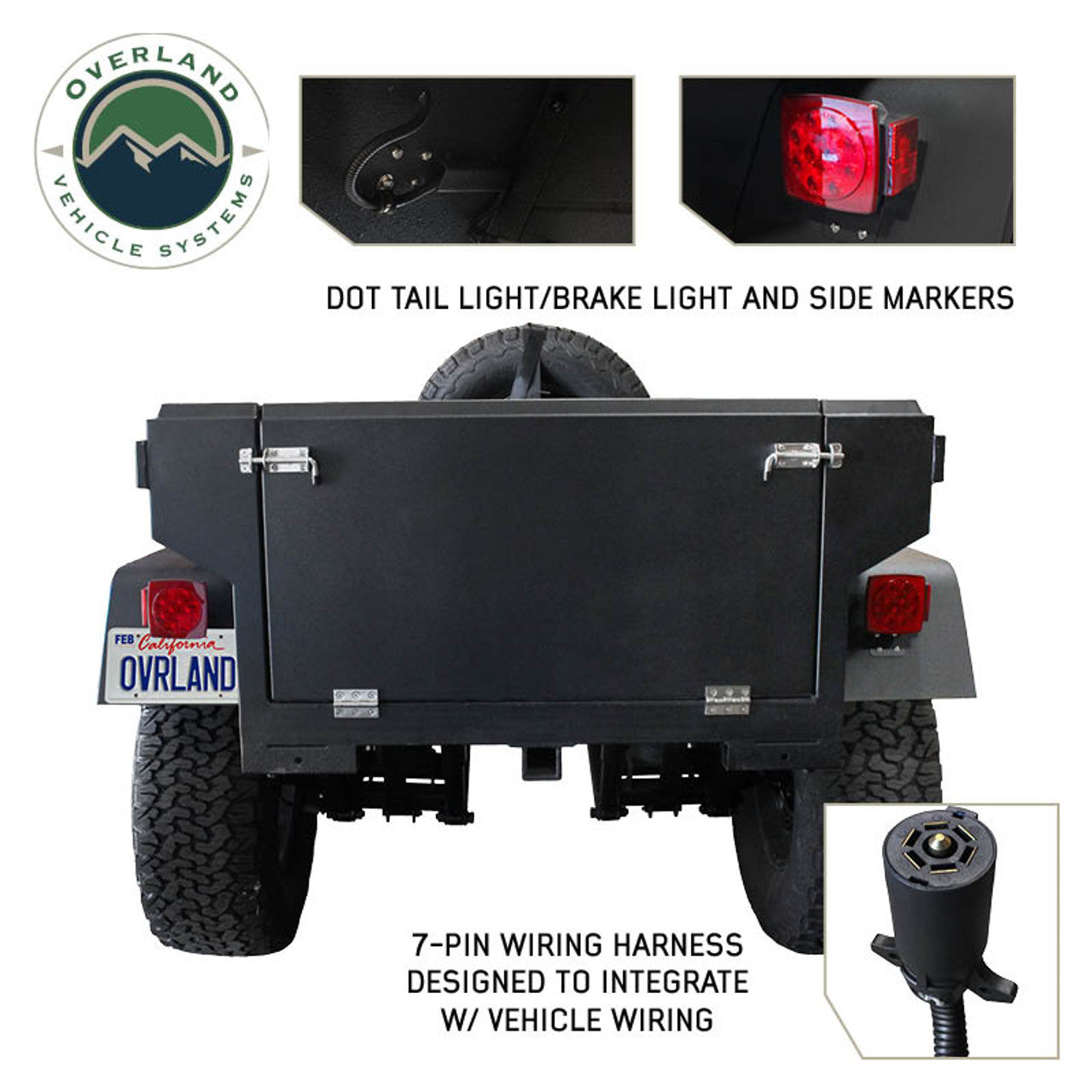 Off-Road Trailer - Military Style With Full Articulating Suspension
