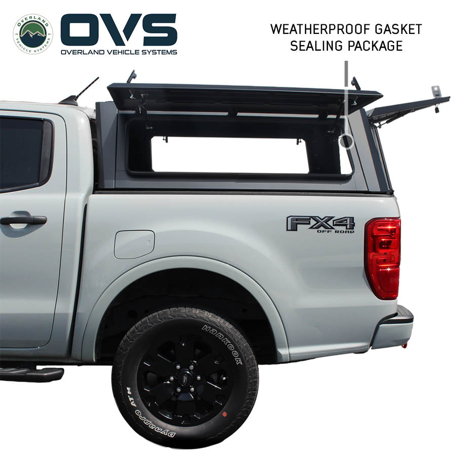 Overland Vehicle Systems Expedition PRO truck cap for 2019-2023 Ford Ranger - view 7