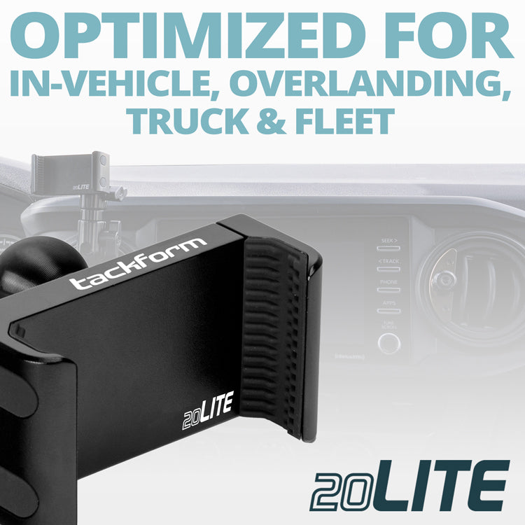 Tackform BC415 semi truck grab handle phone mount with 3.5 inch arm, universal fit