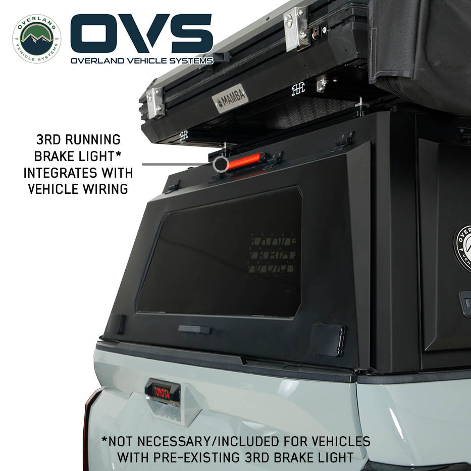 Expedition Pro+ Truck Cap w/ Full-Window Wing Doors & 3rd Brake Light | OVS