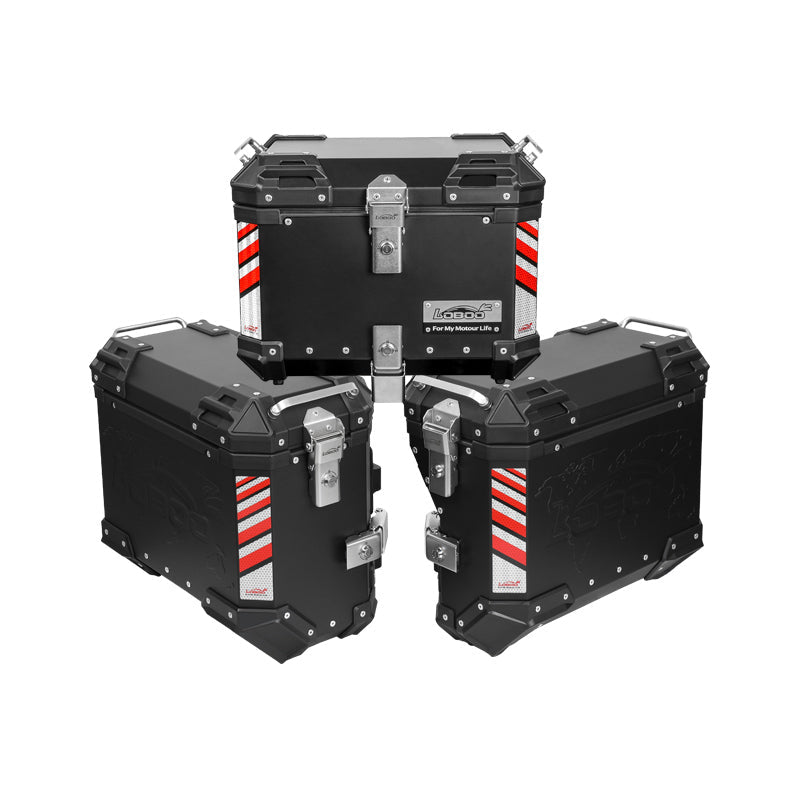 Aluminum Side Panniers, Top Case & Mounting Rack System for CFMOTO 450MT (2024-)