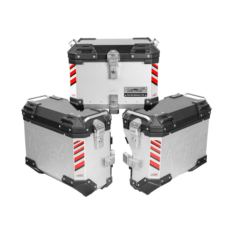 Aluminum Side Panniers, Top Case & Mounting Rack System for CFMOTO 450MT (2024-)