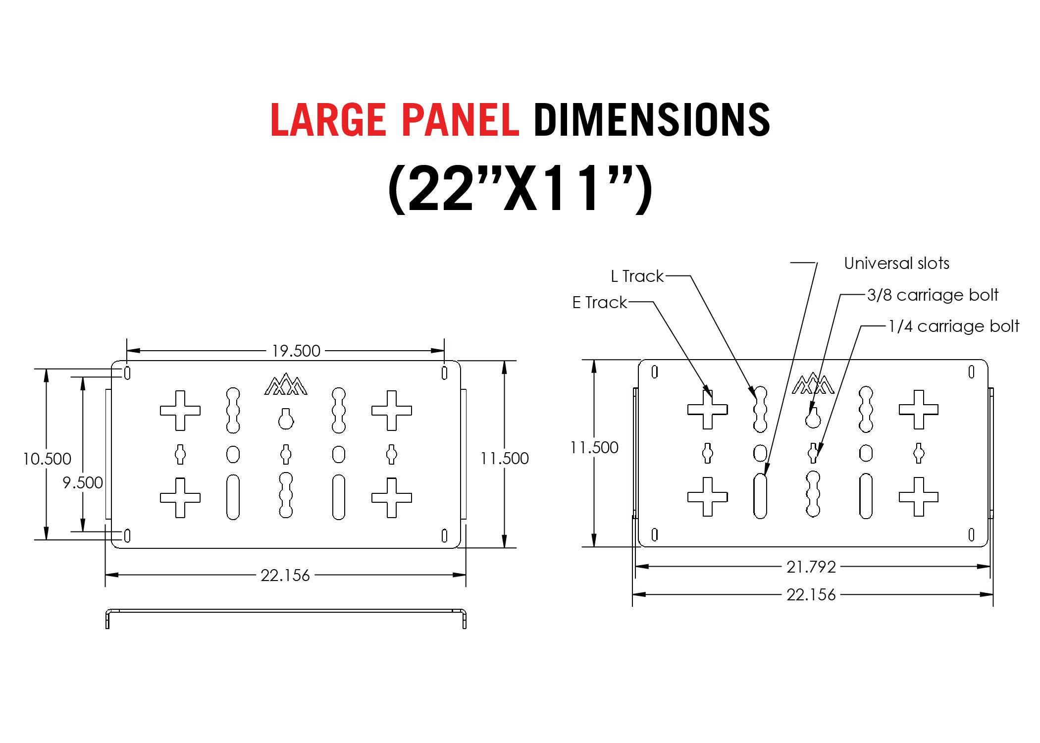 Backwoods DRIFTR Roof Rack Deck Accessory Panels