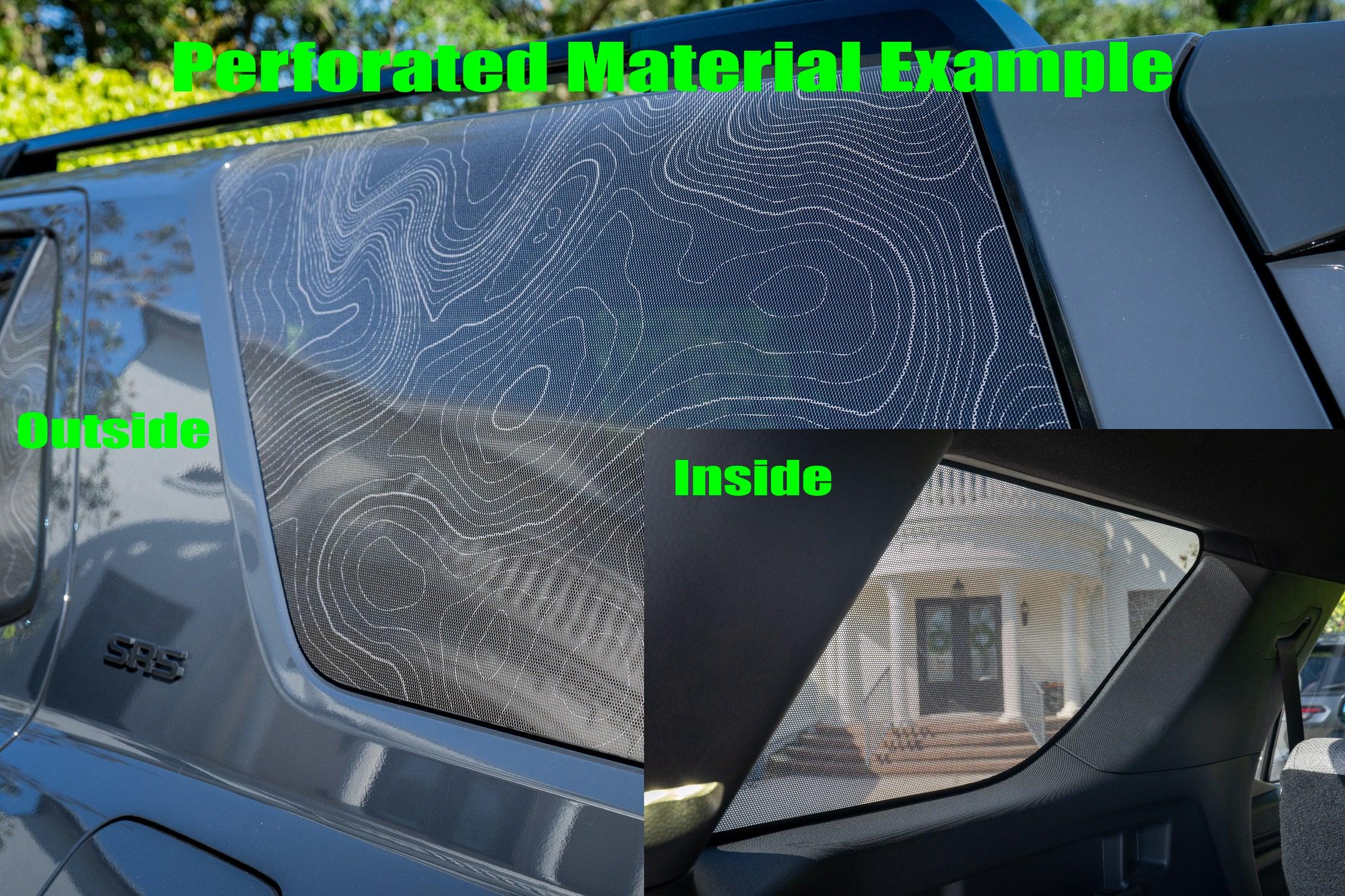 Topo Hardtop Side Window Overlays - 2021+ Bronco 4 Door