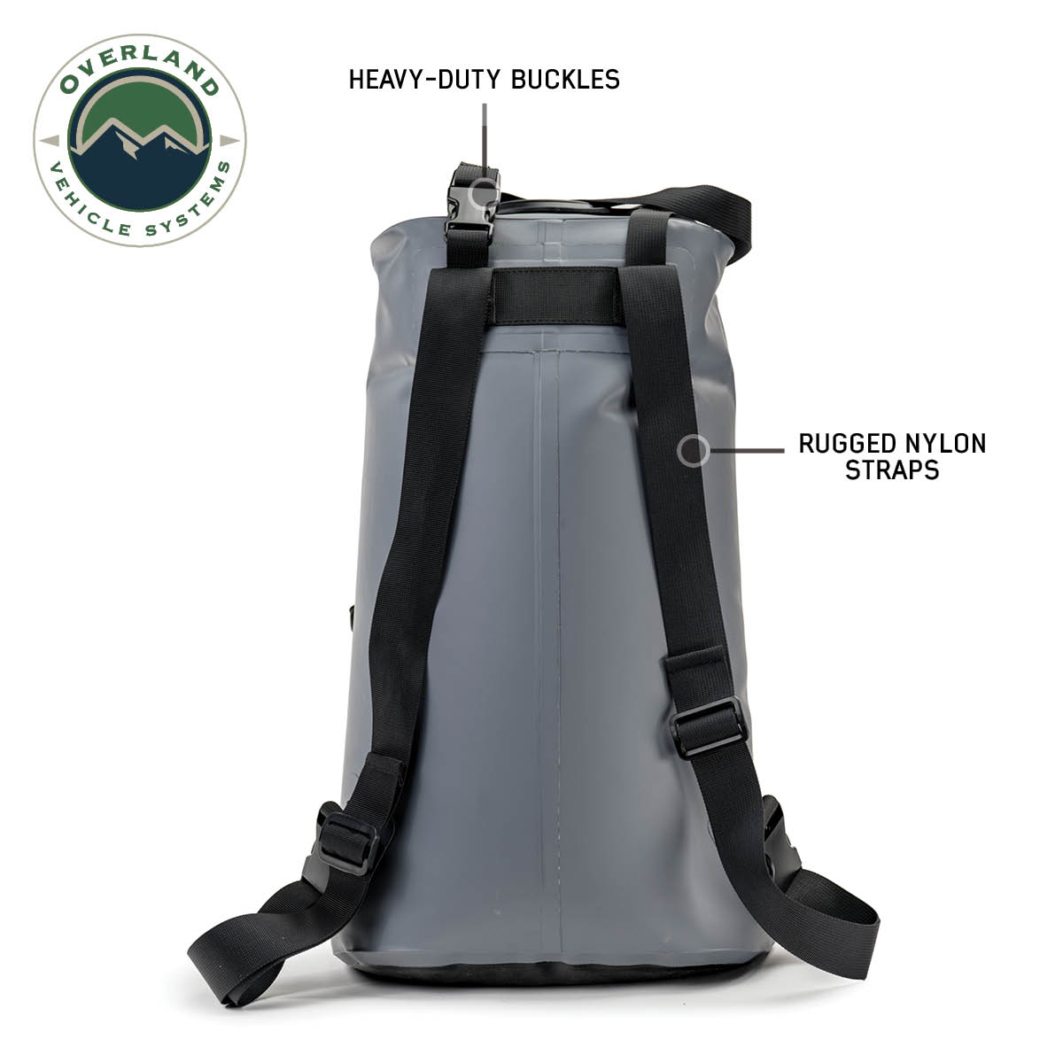 Overland Vehicle Systems 23 qt portable camp shower with foot pump and nozzle - view 6