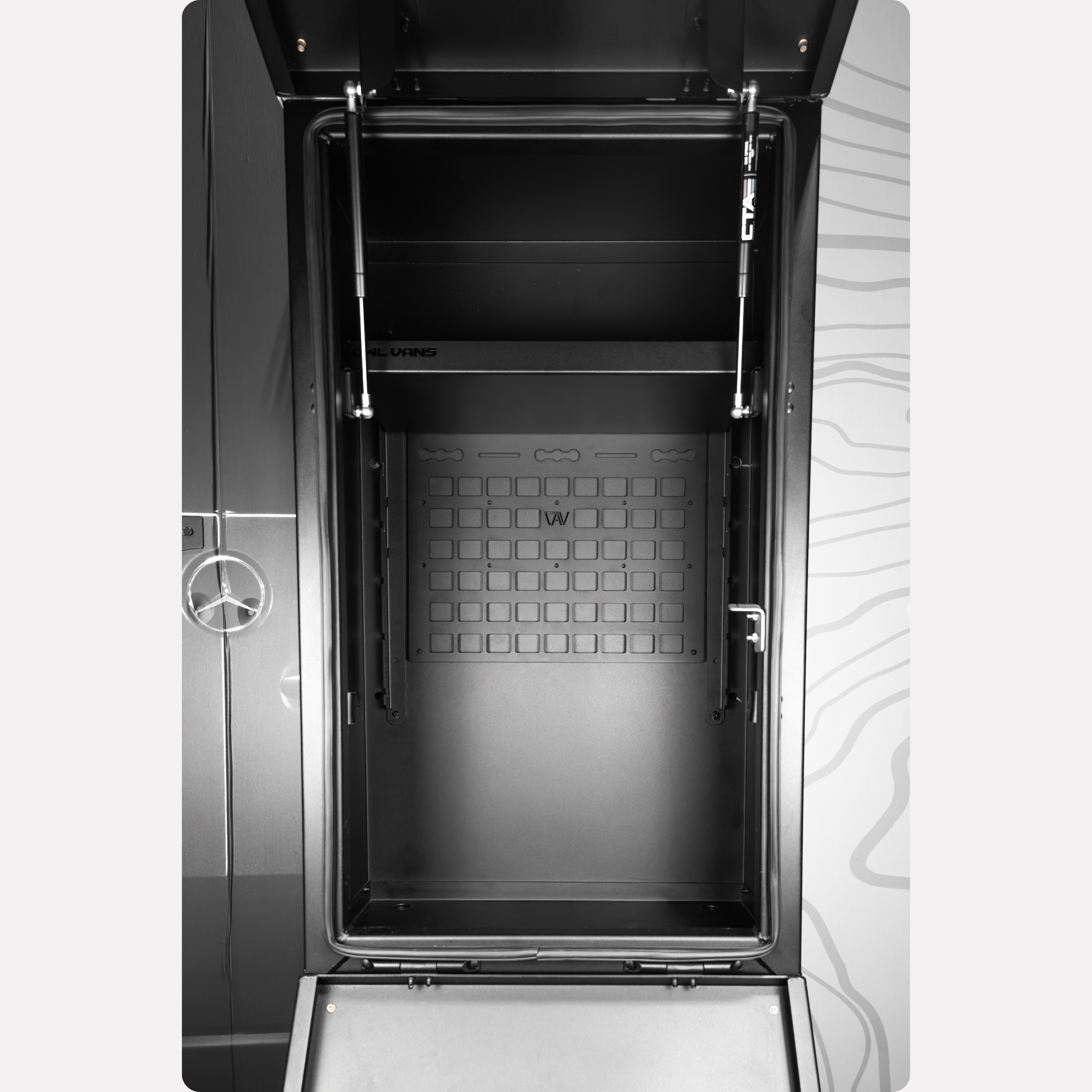 Owl Vans Rear Storage Box Molle Panel