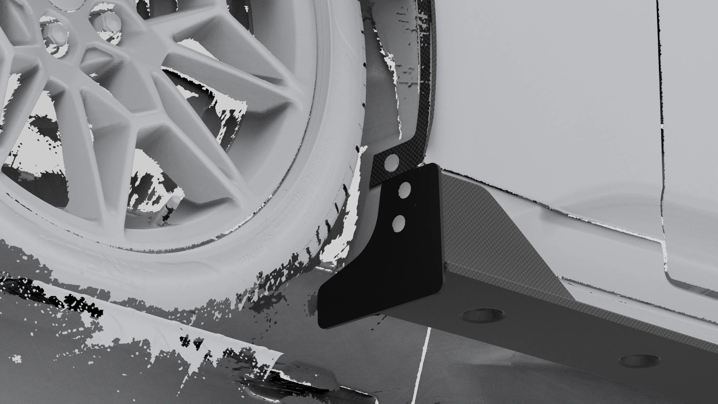 2024-Current Ford Mustang Front Splash Guard